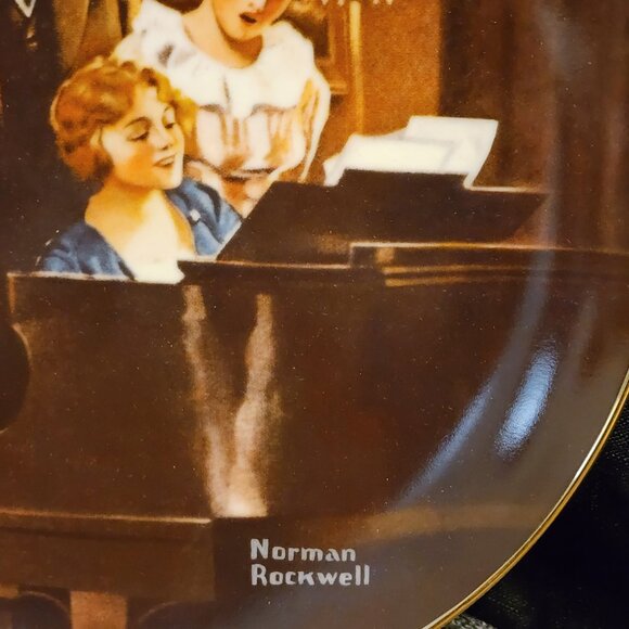 Close Harmony - Norman Rockwell Collectors' Plate VTG - Picture 2 of 8